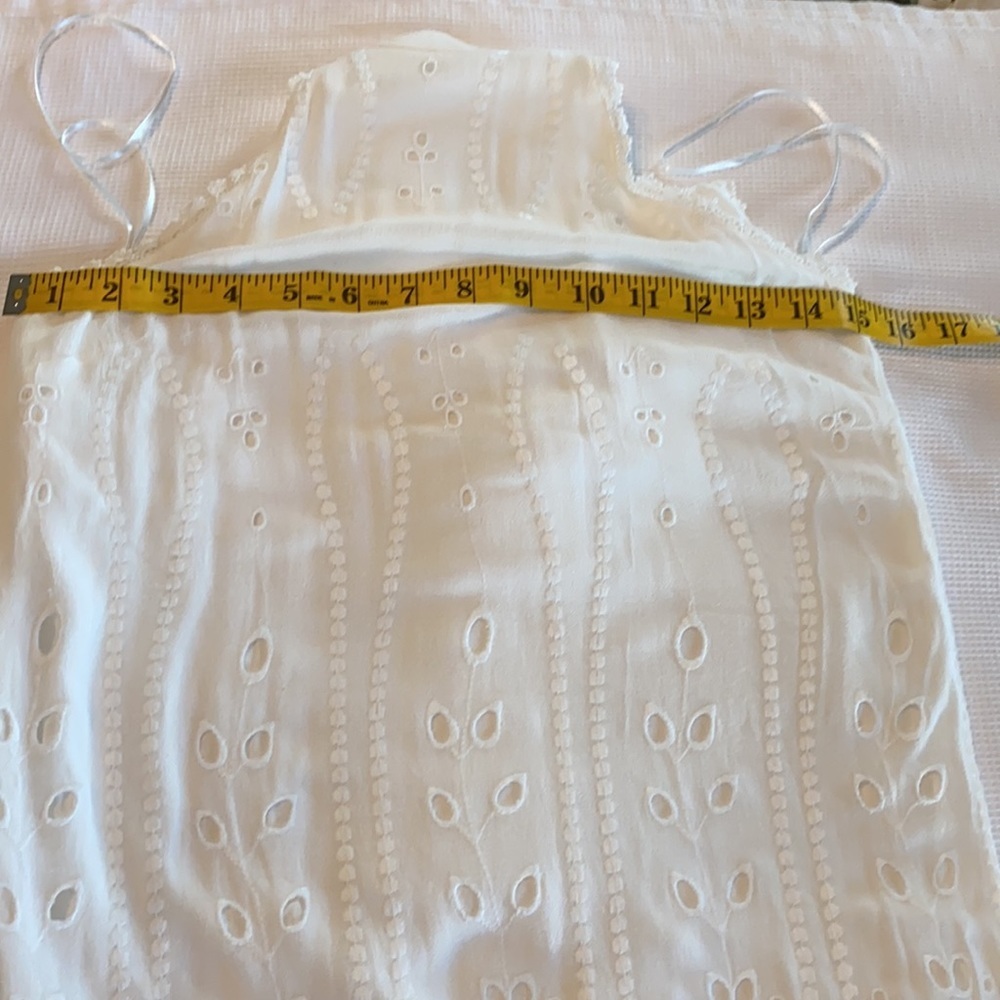 Lost and Wander off white dress size XS 100% rayon - Picture 9 of 12